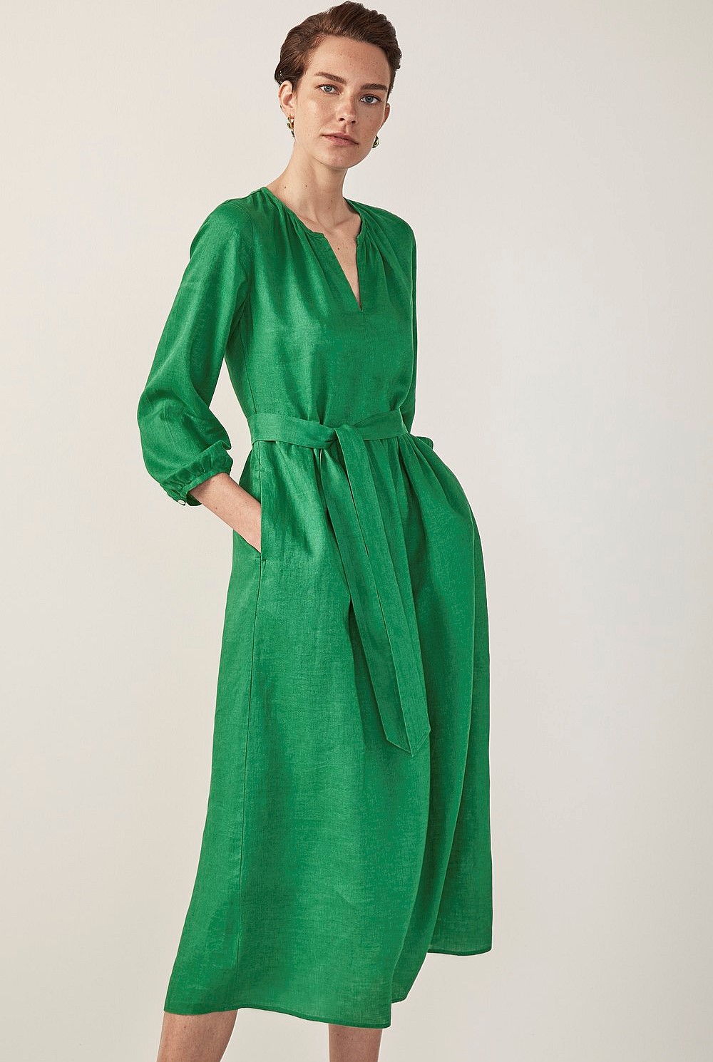 Linen Bohemian Dress