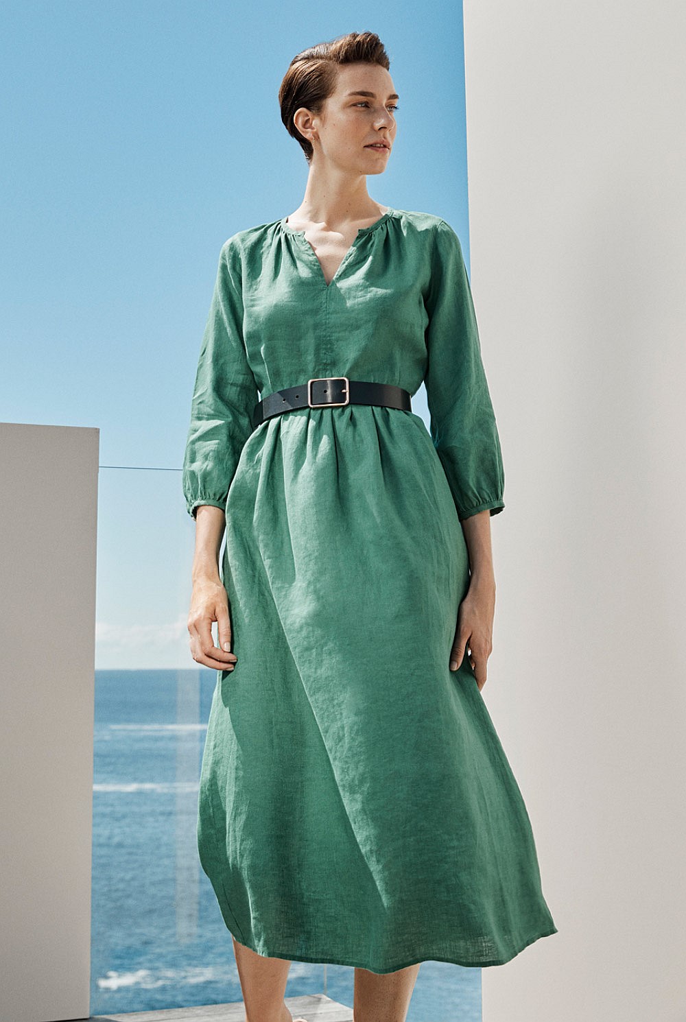 Linen Bohemian Dress