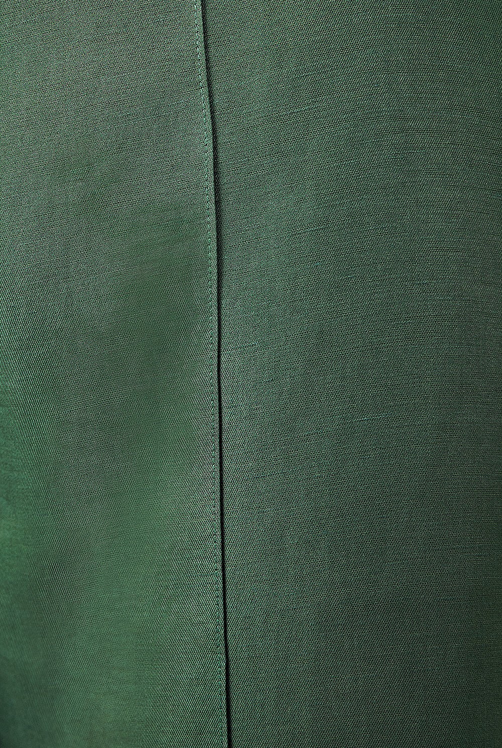 Linen Blend Crop Straight Leg Pant