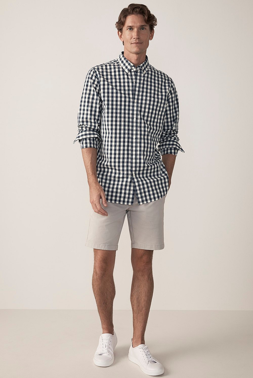 Cotton Gingham Shirt