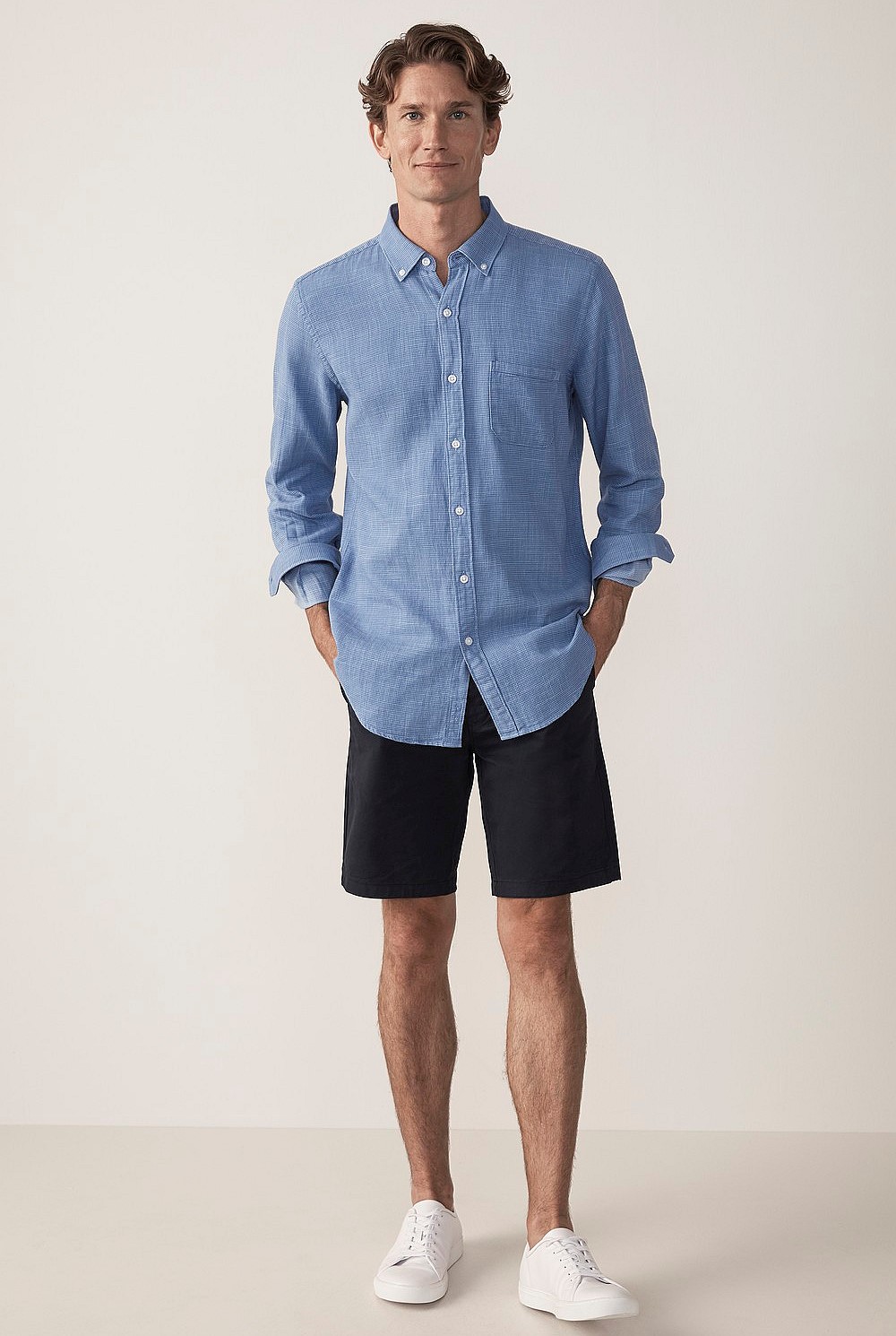Textured Double Weave Shirt