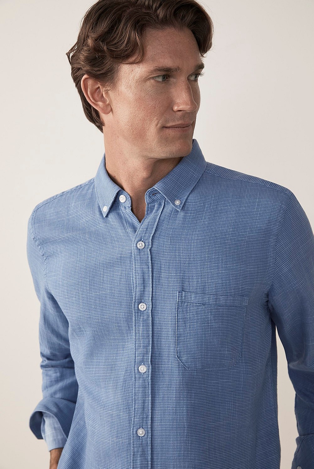 Textured Double Weave Shirt