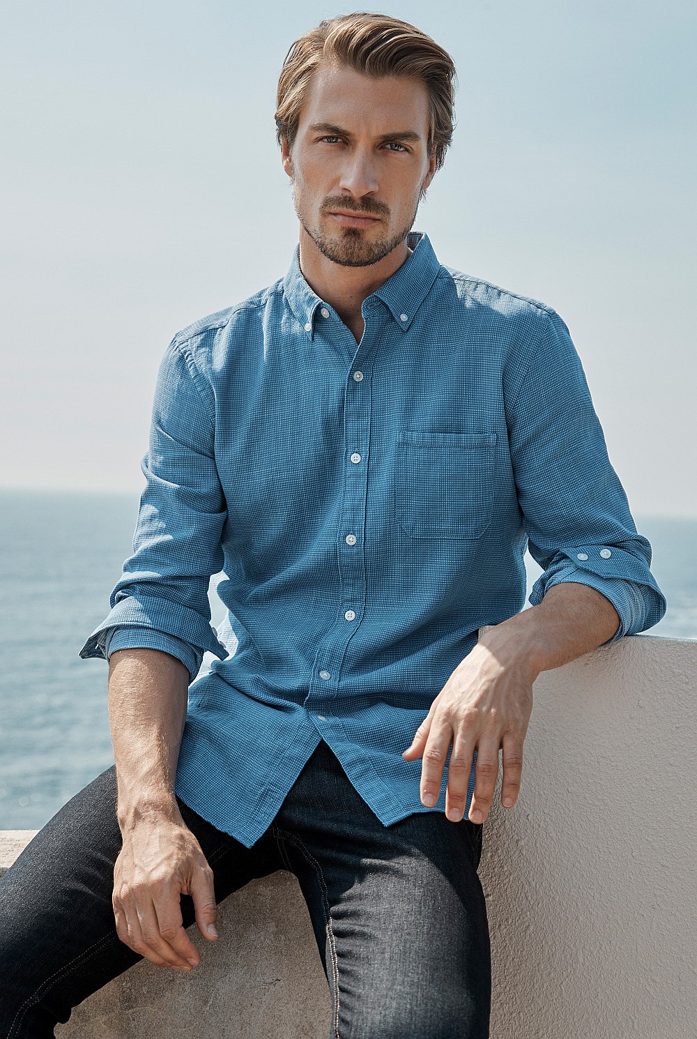 Textured Double Weave Shirt