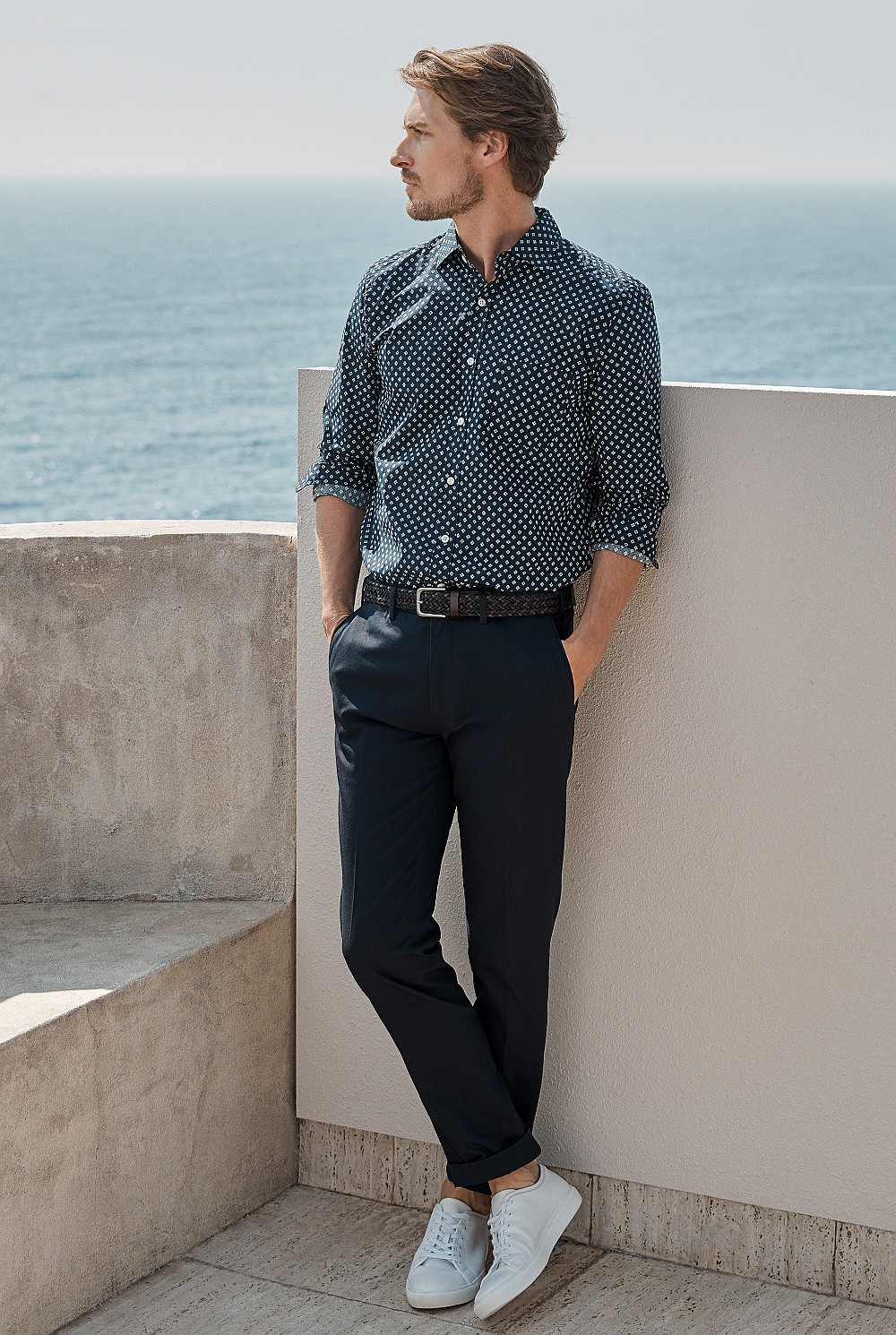 Refined Cotton Trouser