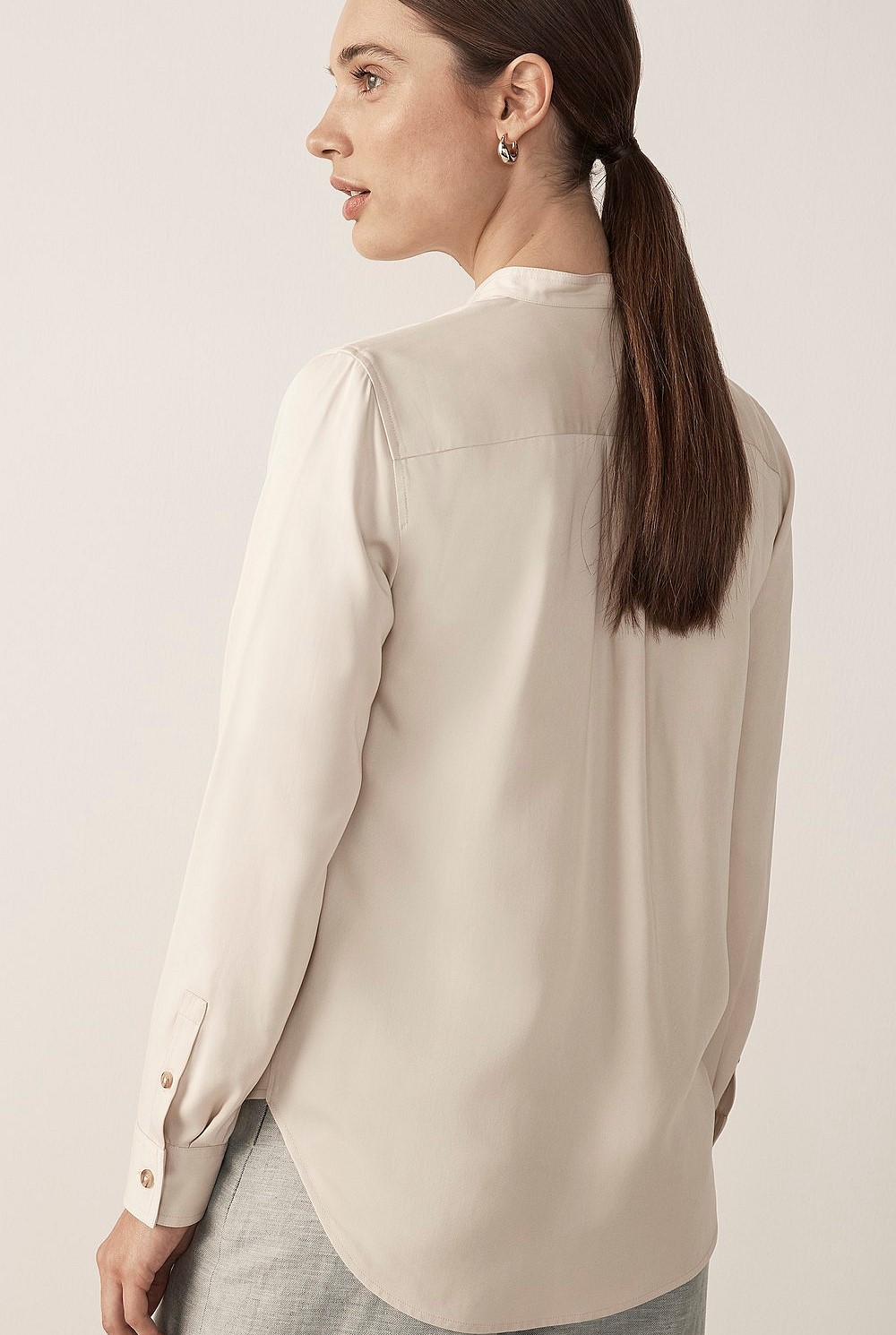 Modal Sateen Shirt