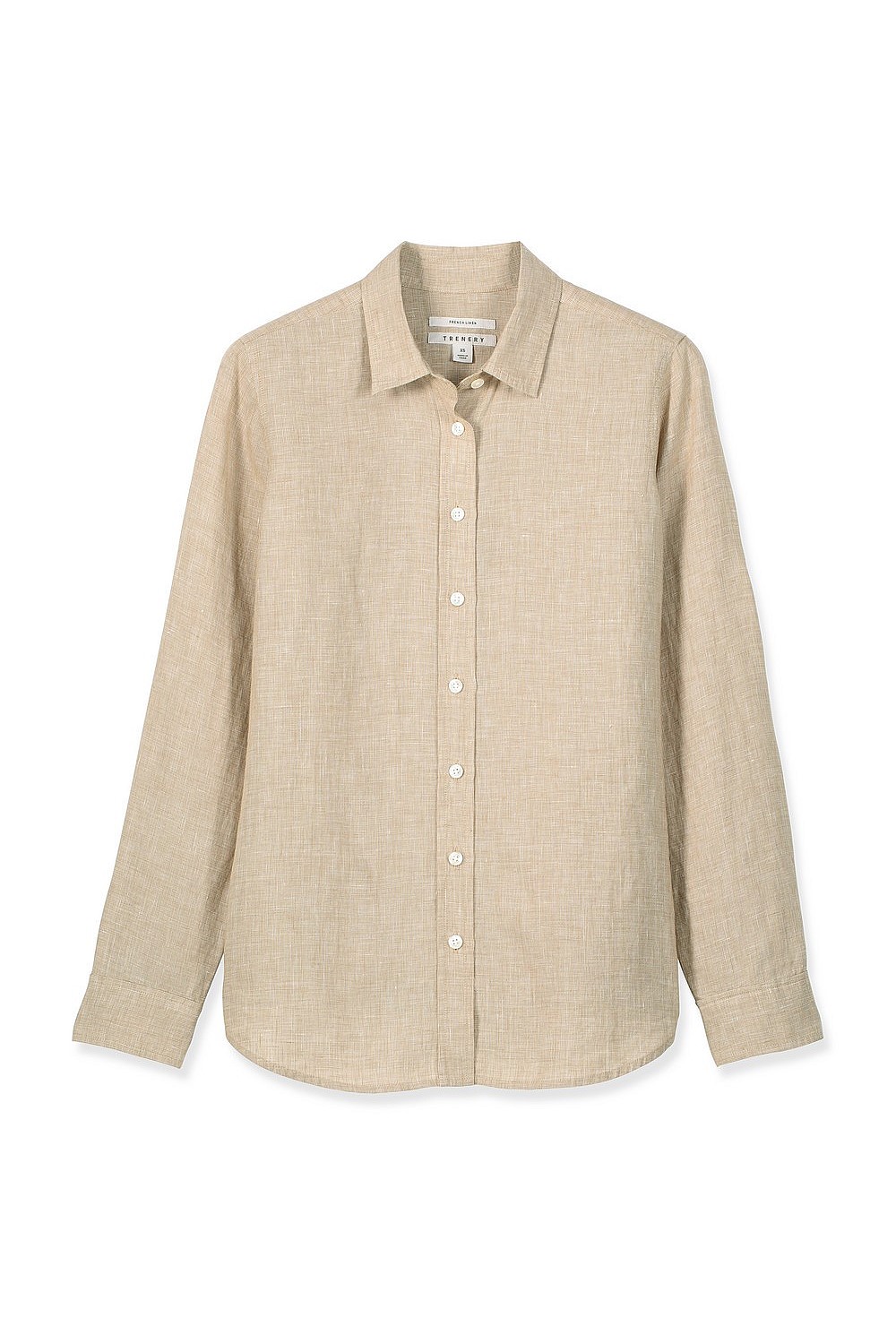 Linen Yarn Dyed Fitted Shirt