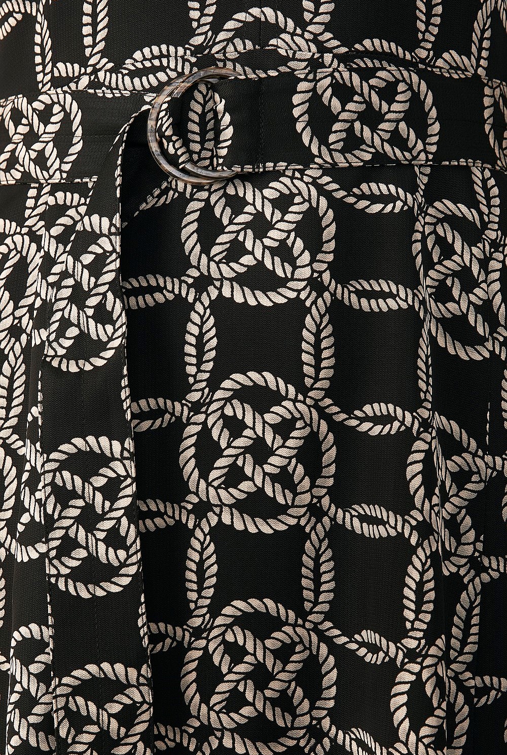 Tencel Rope Print Dress