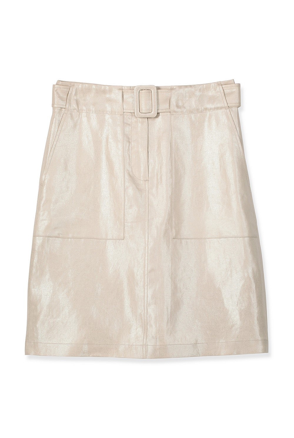 Metallic Pencil Skirt