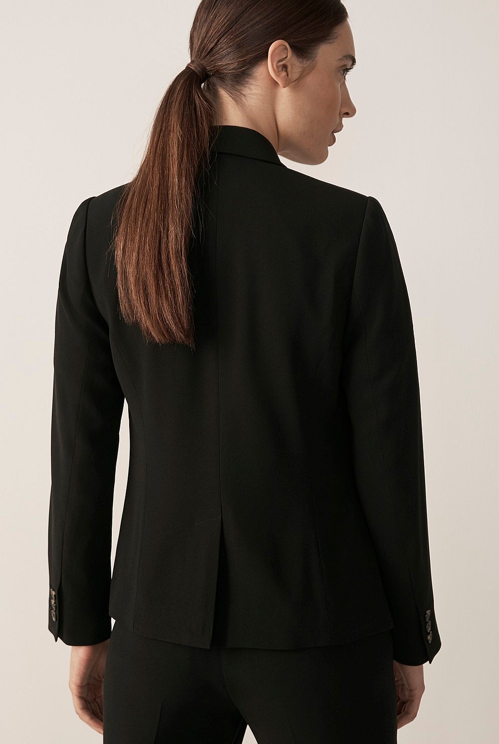 Triacetate Double Breasted Blazer