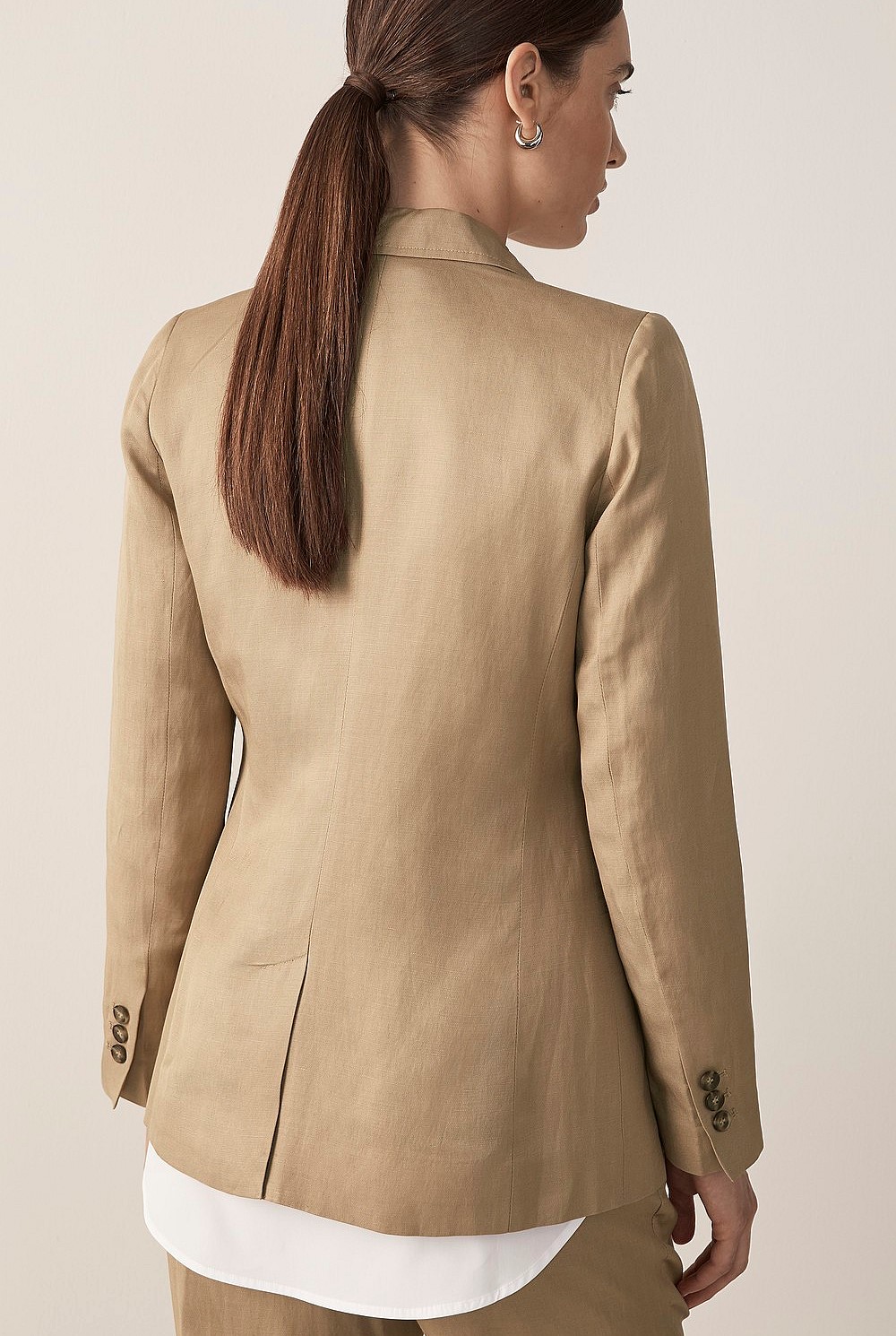 Mock Double Breasted Blazer