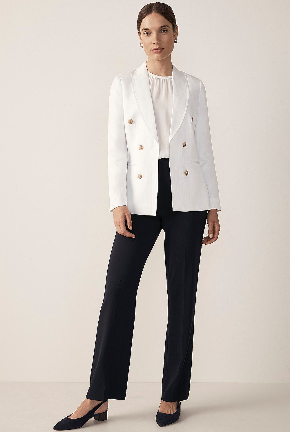 Triacetate Flat Front Pant