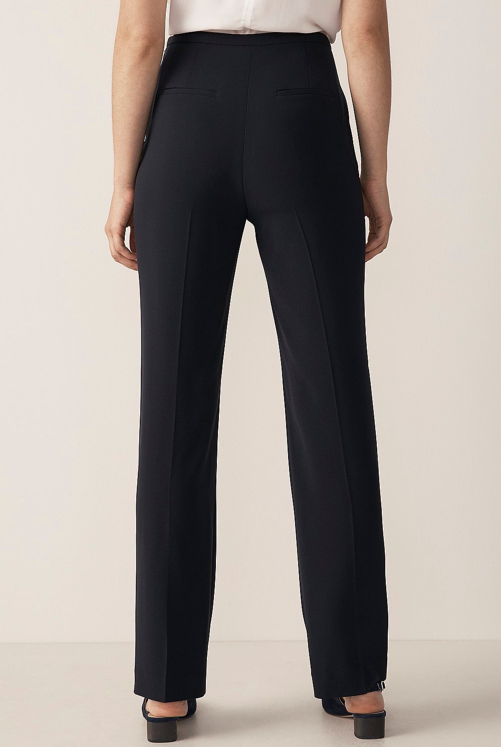 Triacetate Flat Front Pant