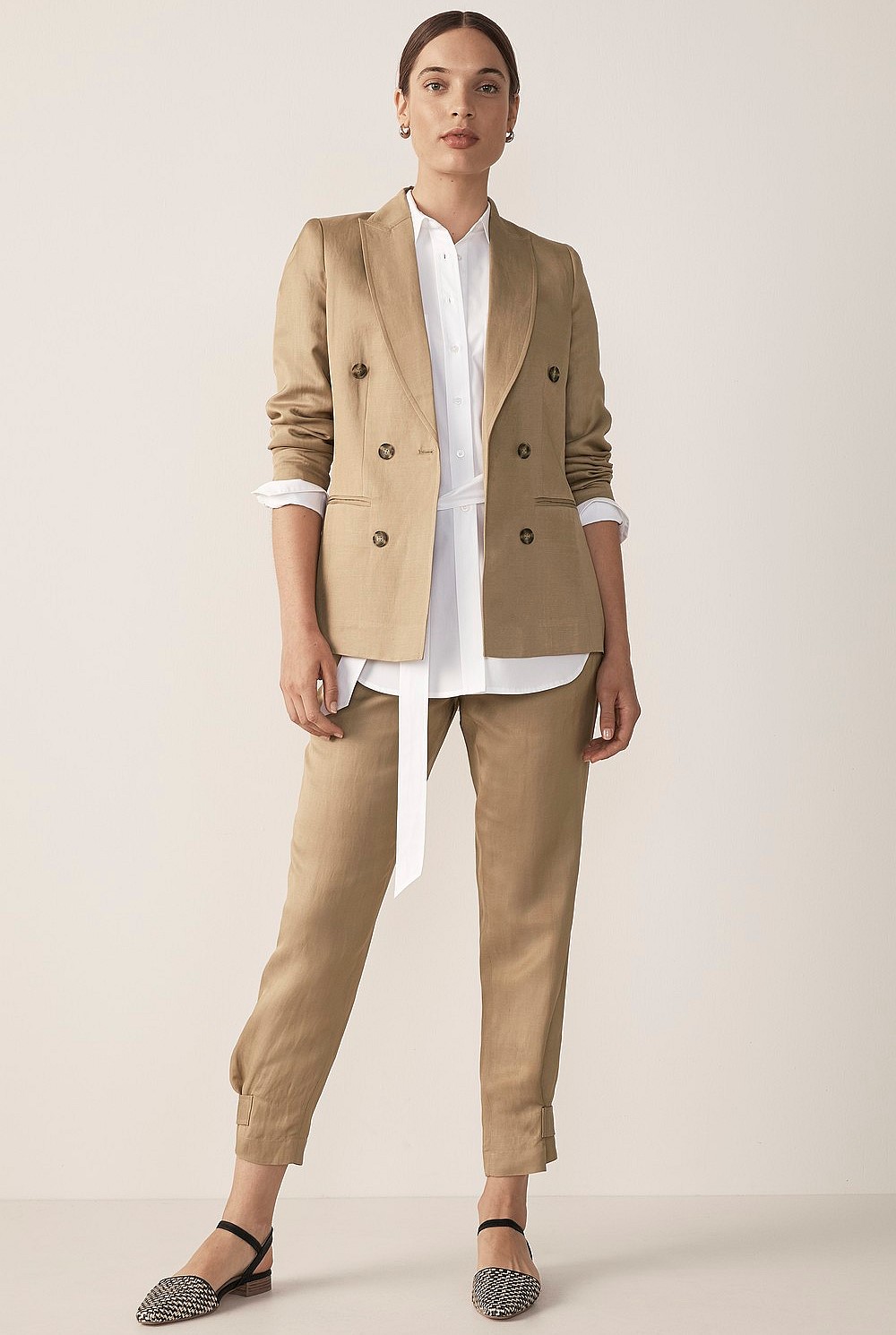 Cotton Poplin Tunic Shirt