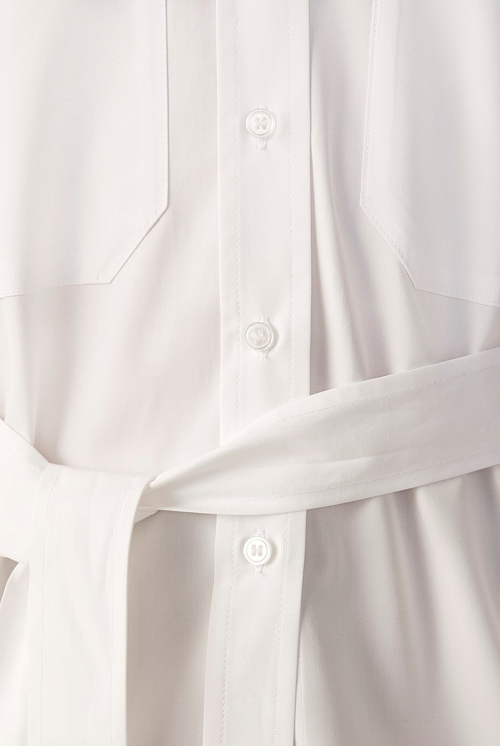 Cotton Poplin Tunic Shirt