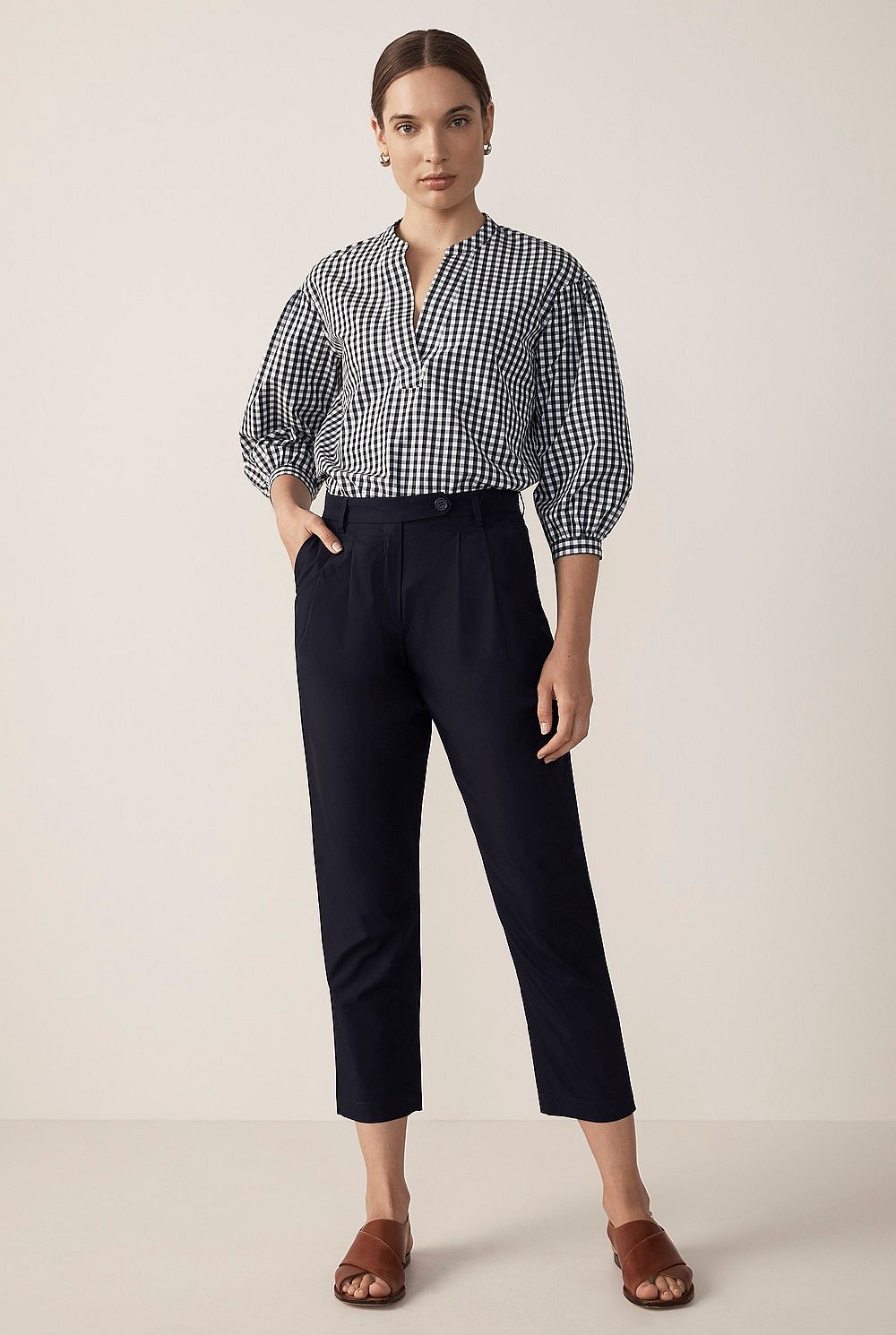 Gingham Blouse