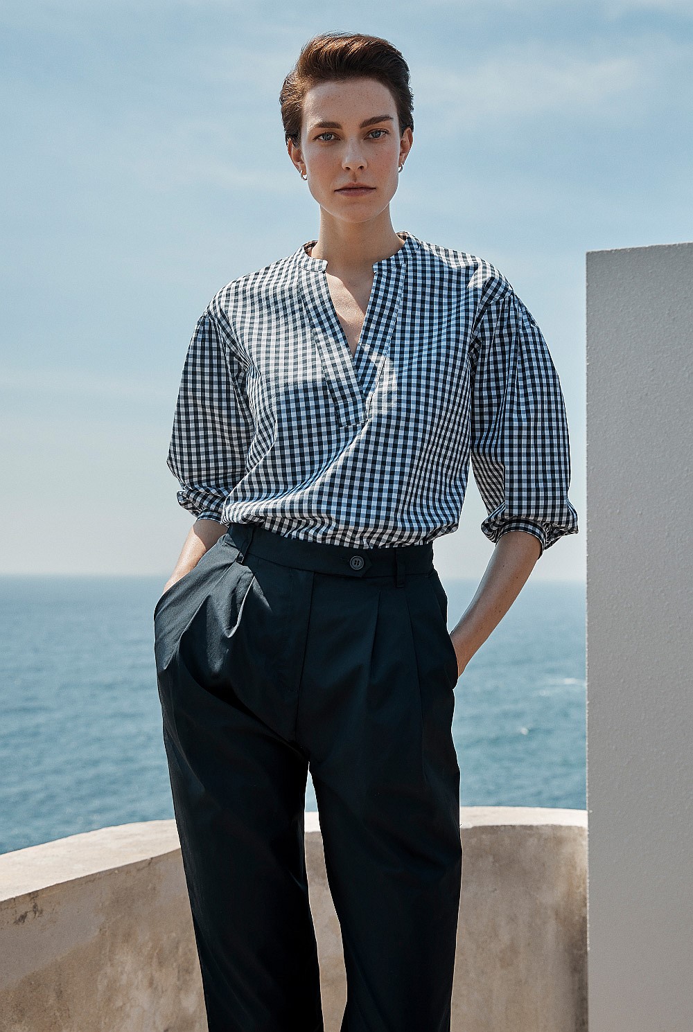 Gingham Blouse
