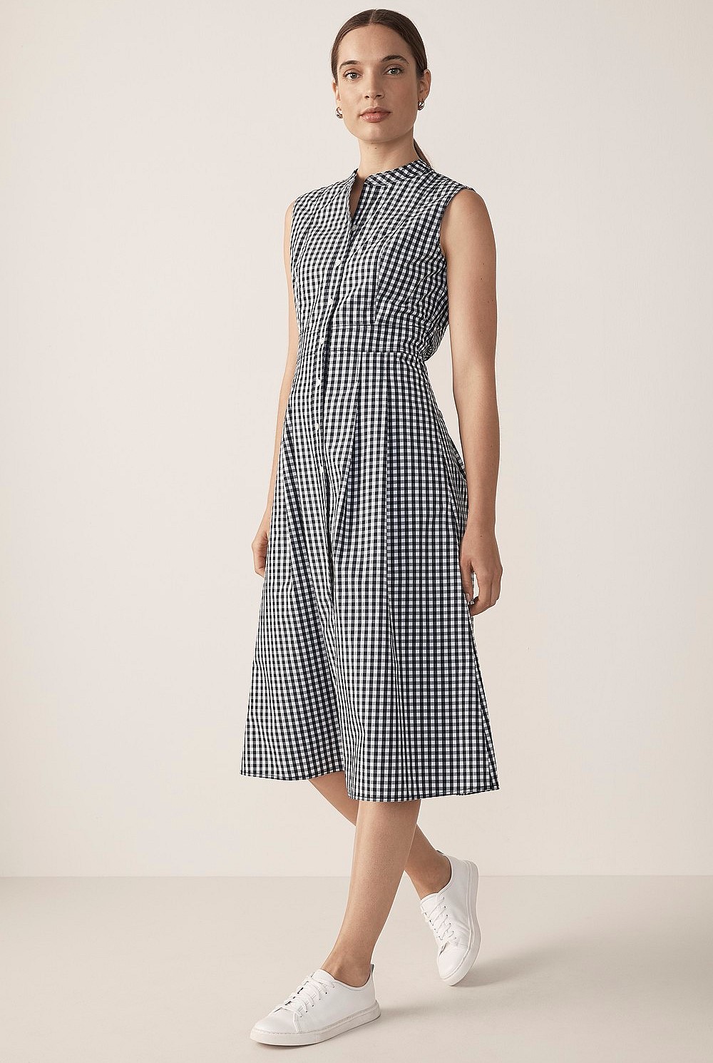 Gingham Shirt Dress