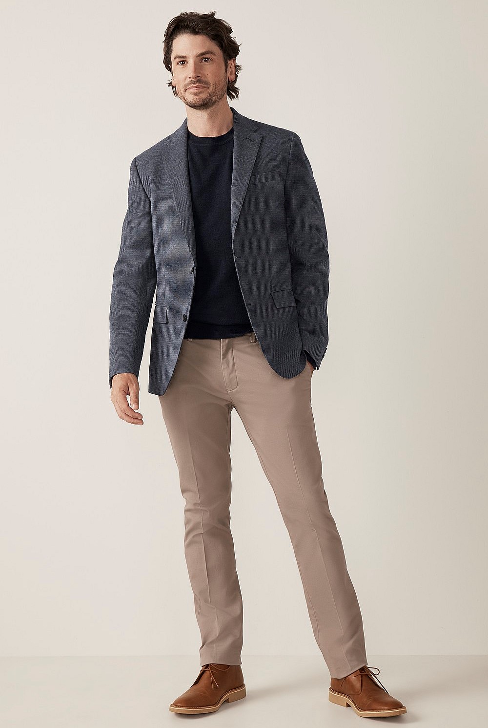 Puppytooth Check Blazer