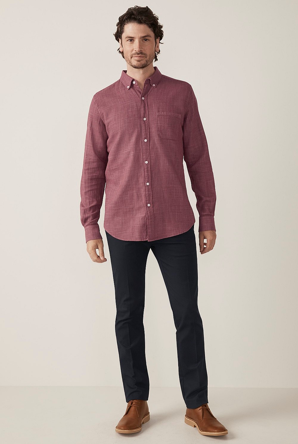 Textured Double Weave Shirt