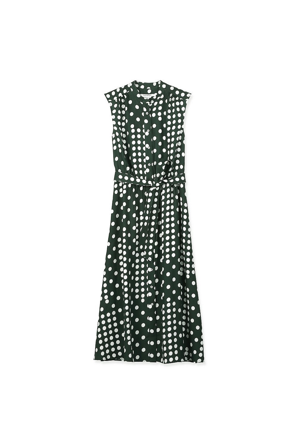 Block Spot Sleeveless Dress