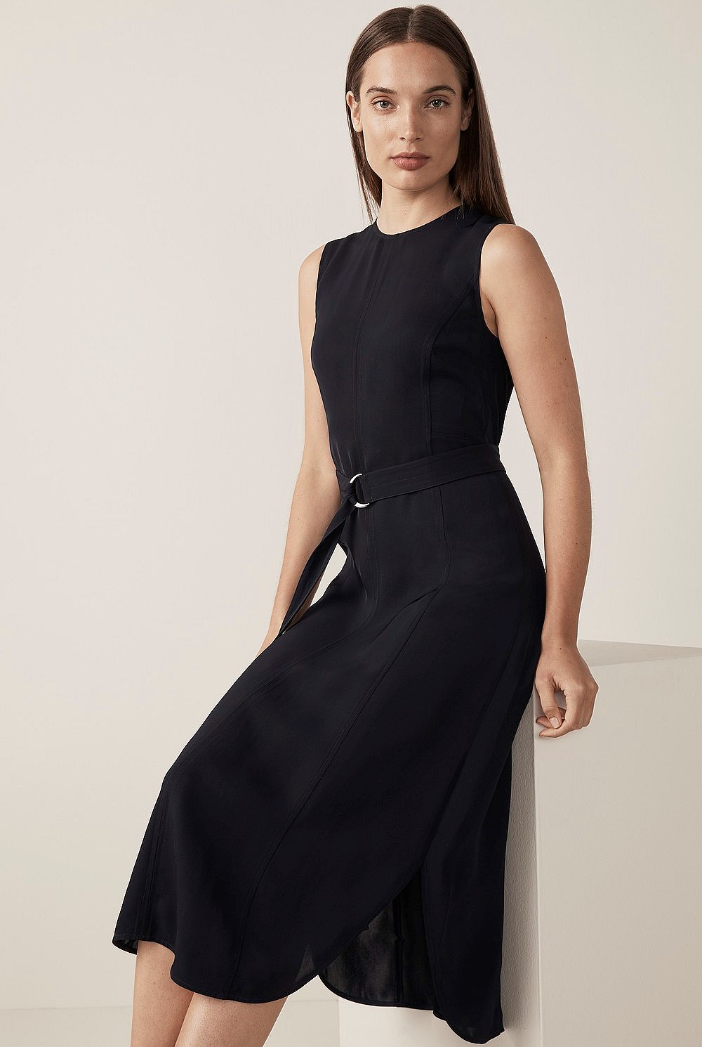 Seam Detail Sleeveless Dress