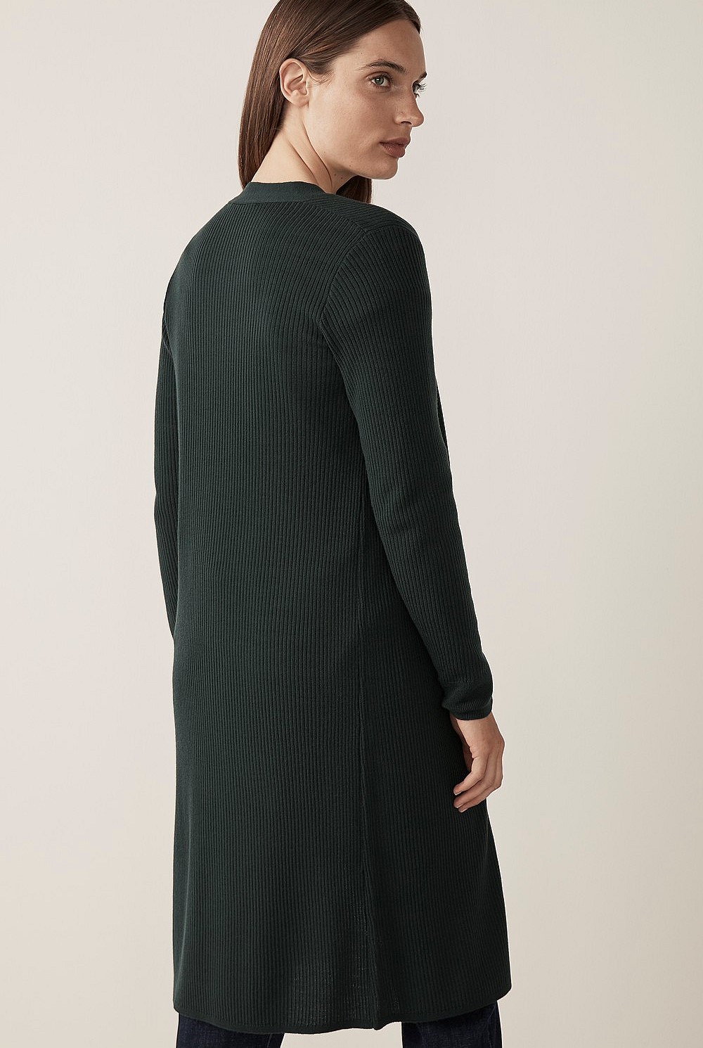 Merino Rib Cardigan