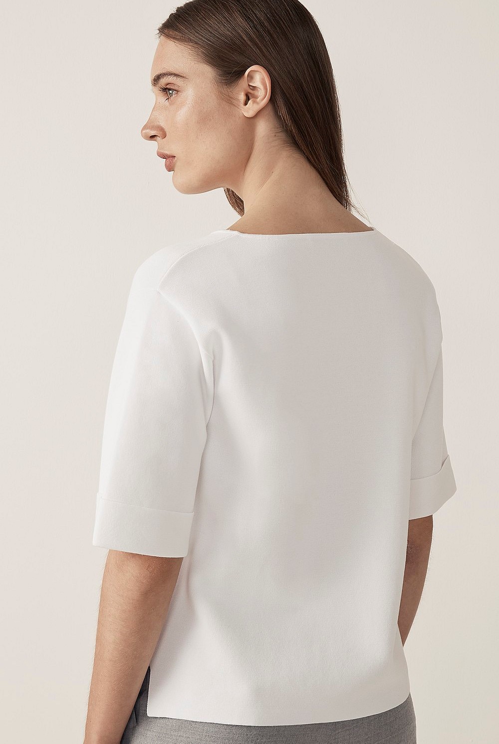 Cotton Blend Milano Knit