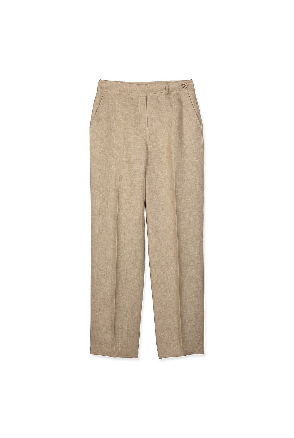 Linen Full Wide Leg Pant