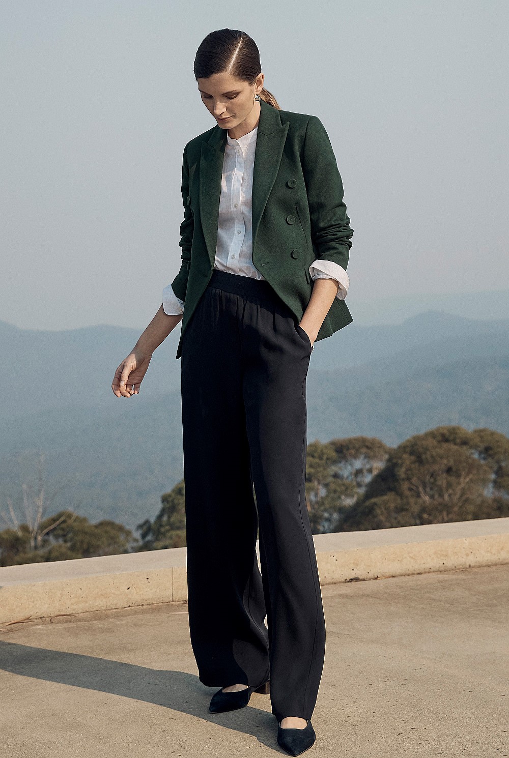 Pull On Wide Leg Pant