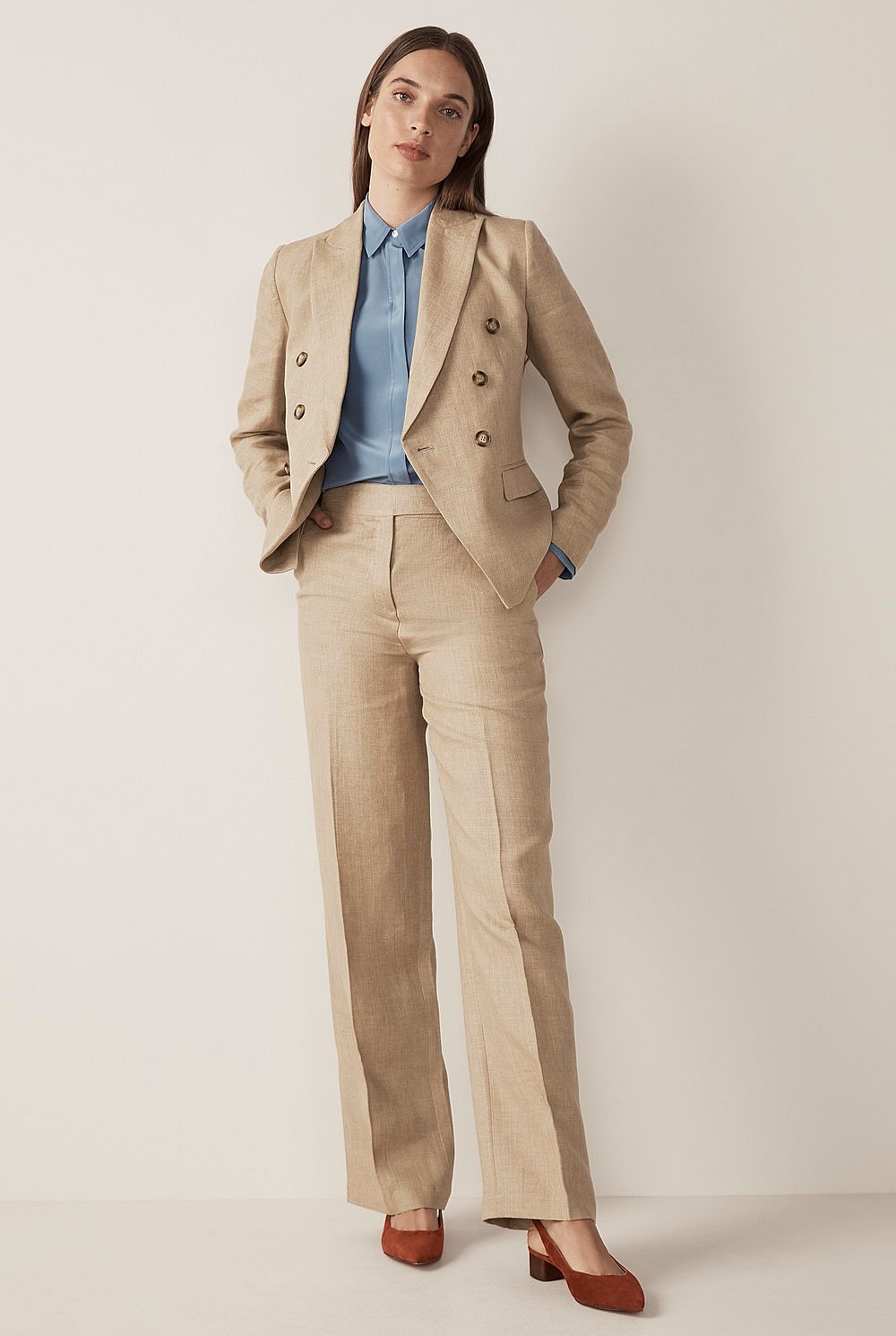 Silk Button Front Shirt