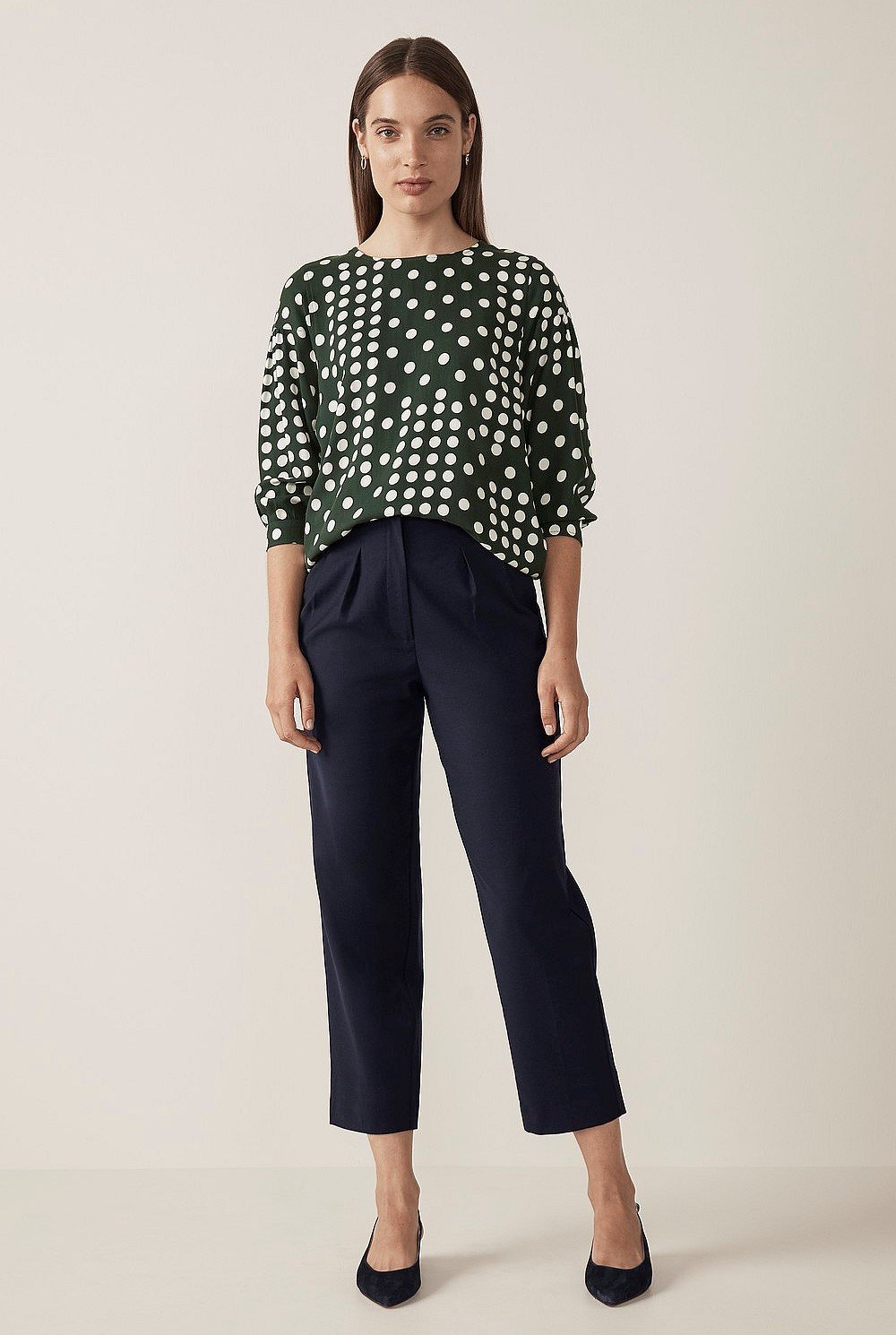 Block Spot Blouse