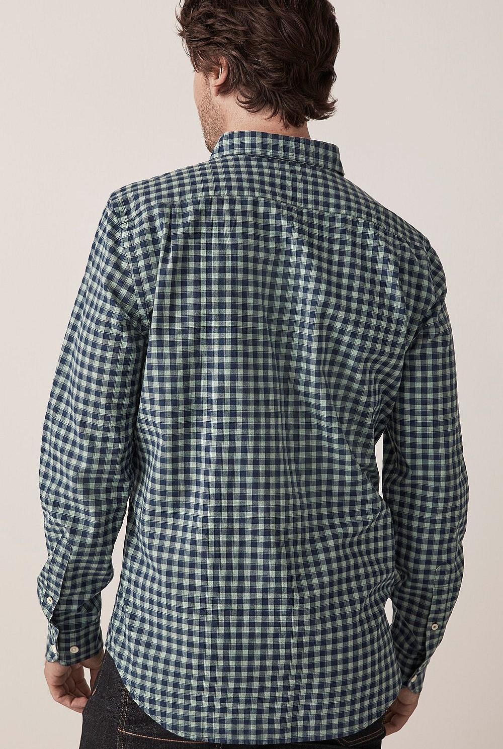 Brushed Cotton Check Shirt