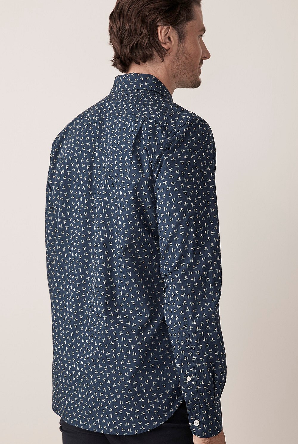 Autumn Leaf Print Shirt