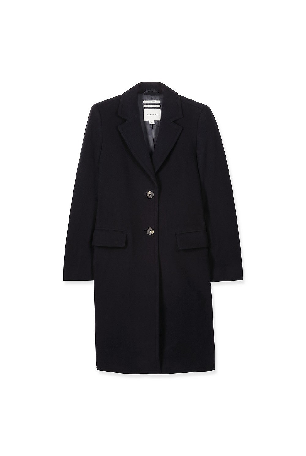 Wool Blend Car Coat