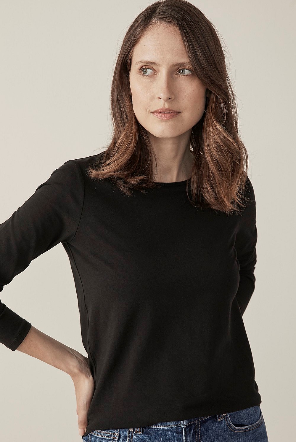 Organic Cotton Long Sleeve T-Shirt