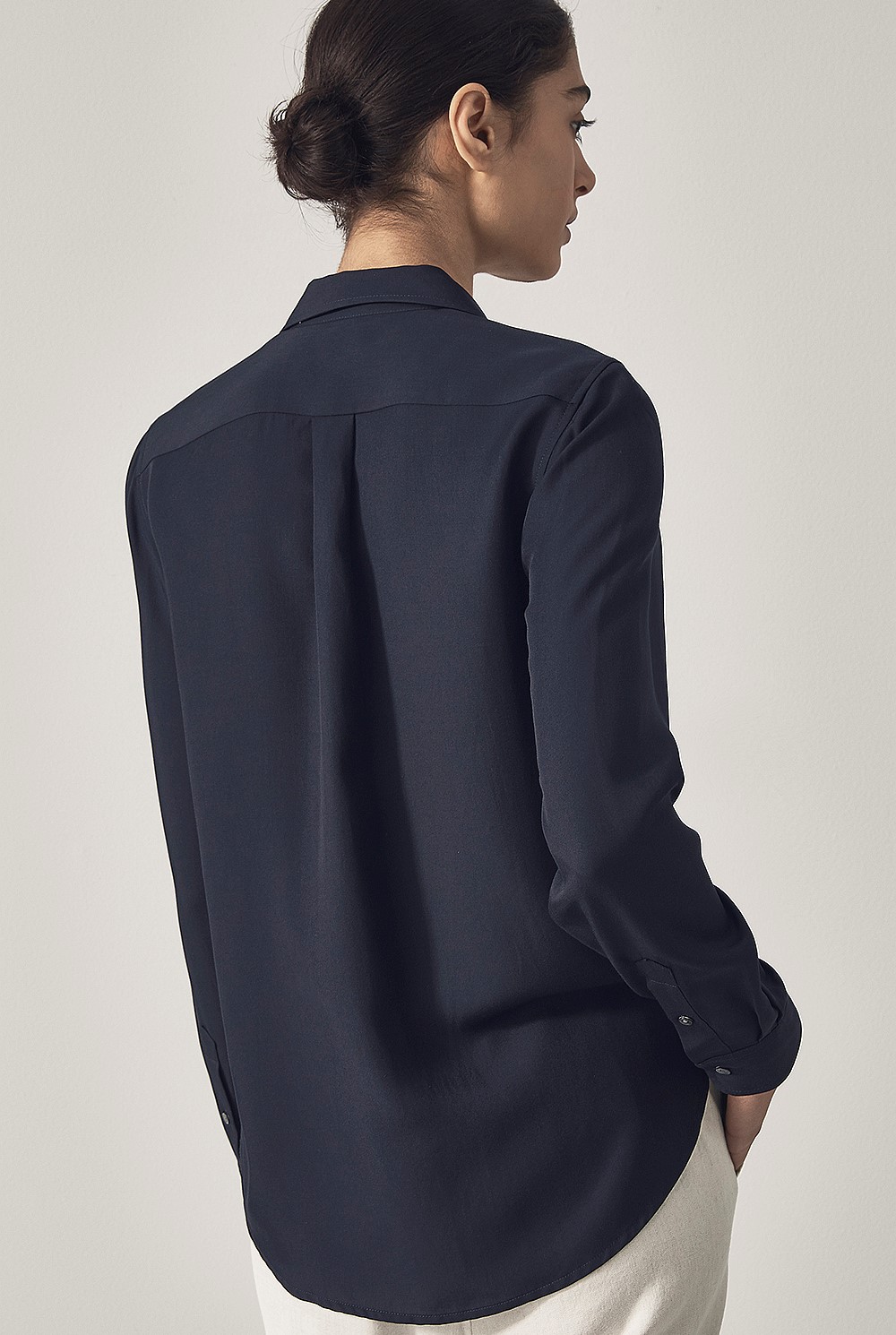 Modal Placket Detail Shirt