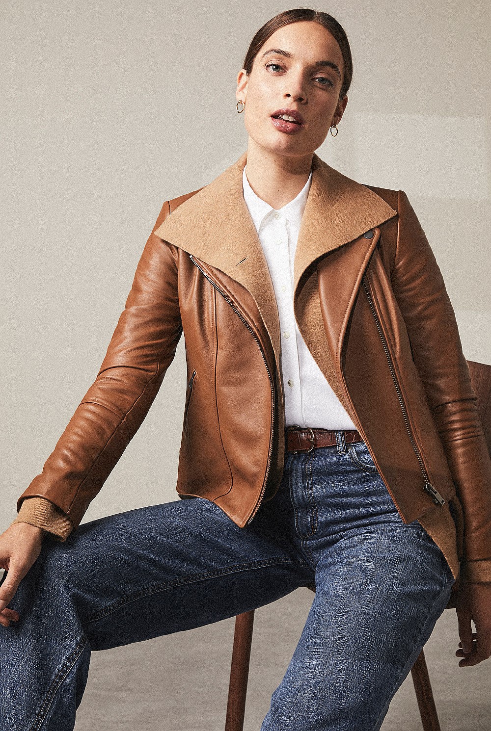 Leather Biker Jacket