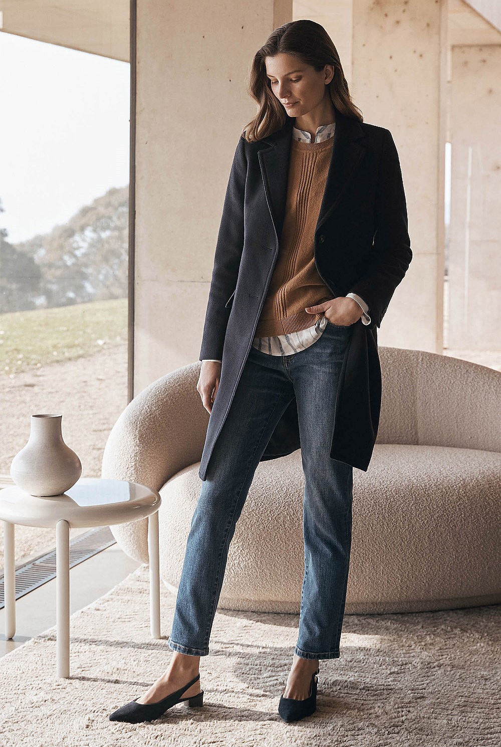 Wool Blend Dolman Knit