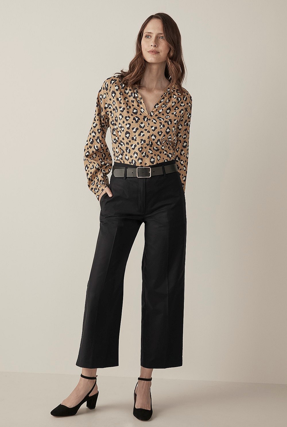 Leopard Print Blouse