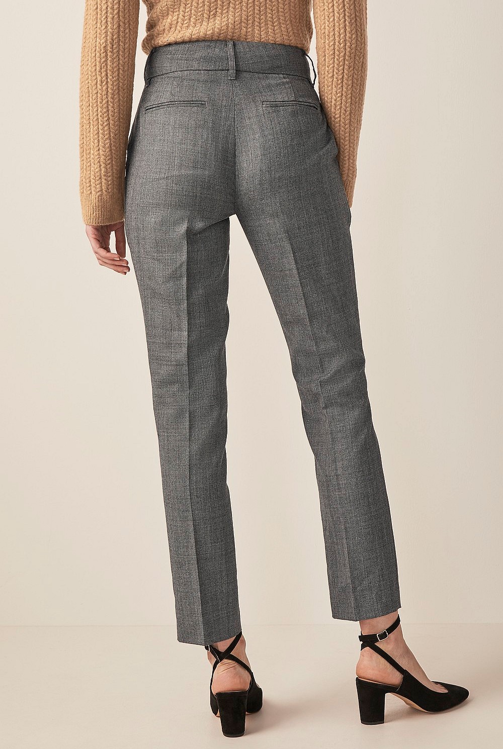 Yarn Dyed Pleat Front Pant