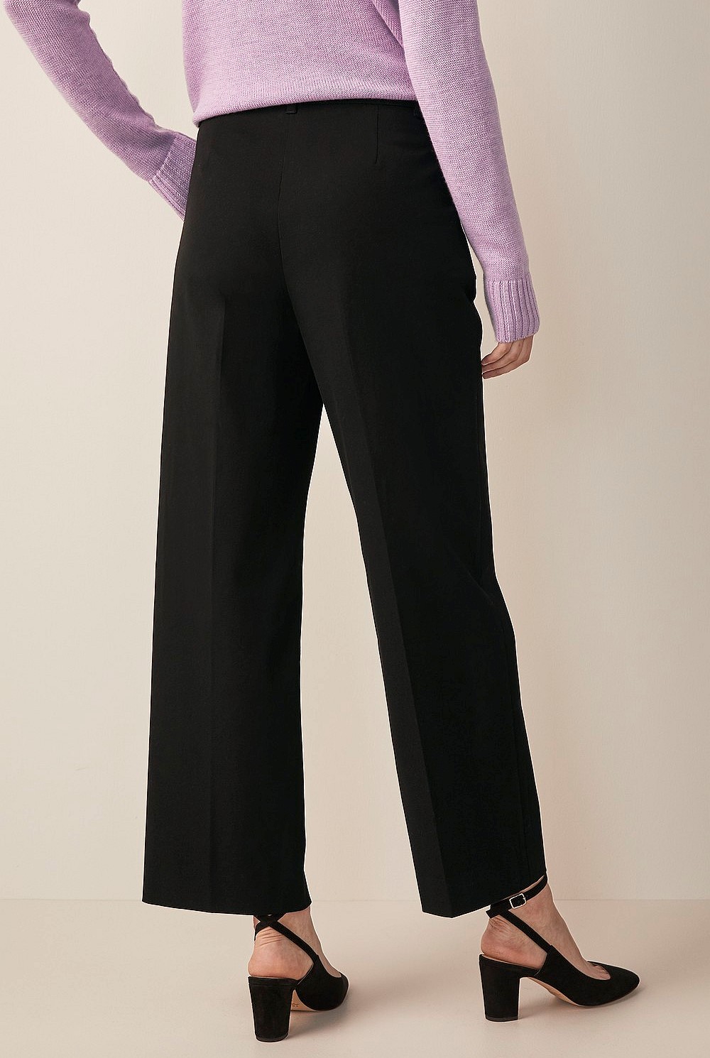 Bi Stretch Wide Leg Pant