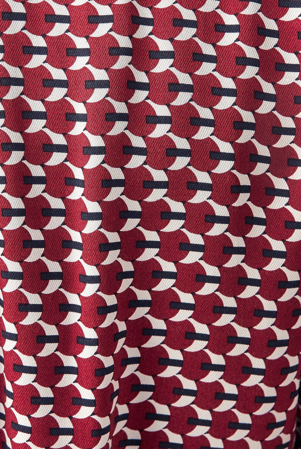 Geometric Spot Print Dress