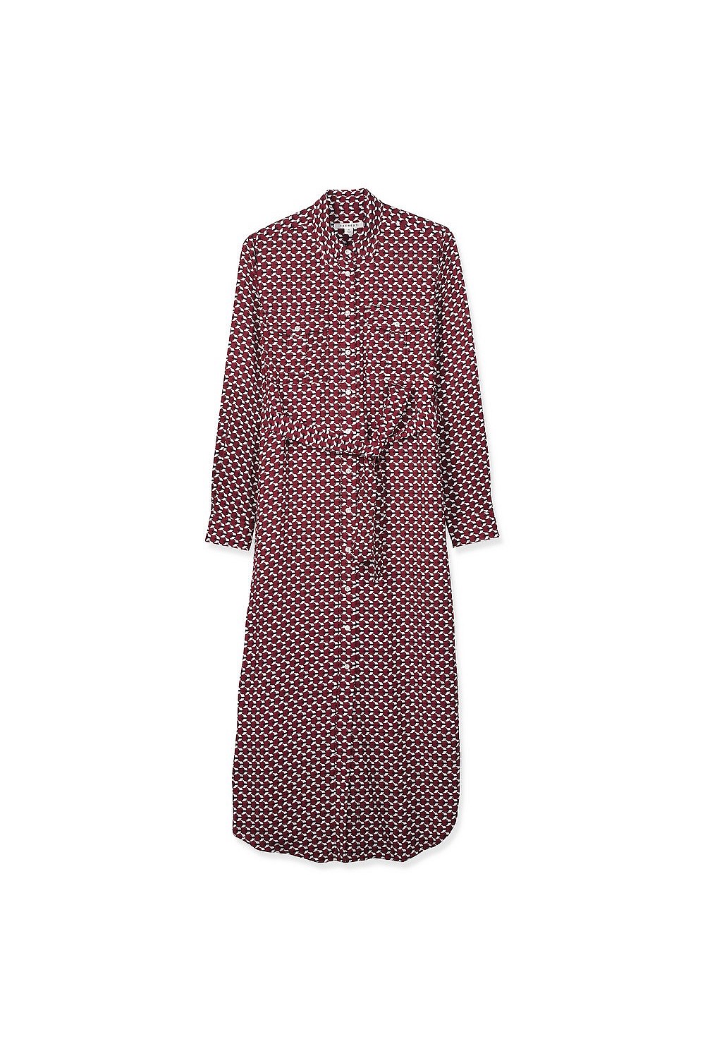 Geometric Spot Print Dress