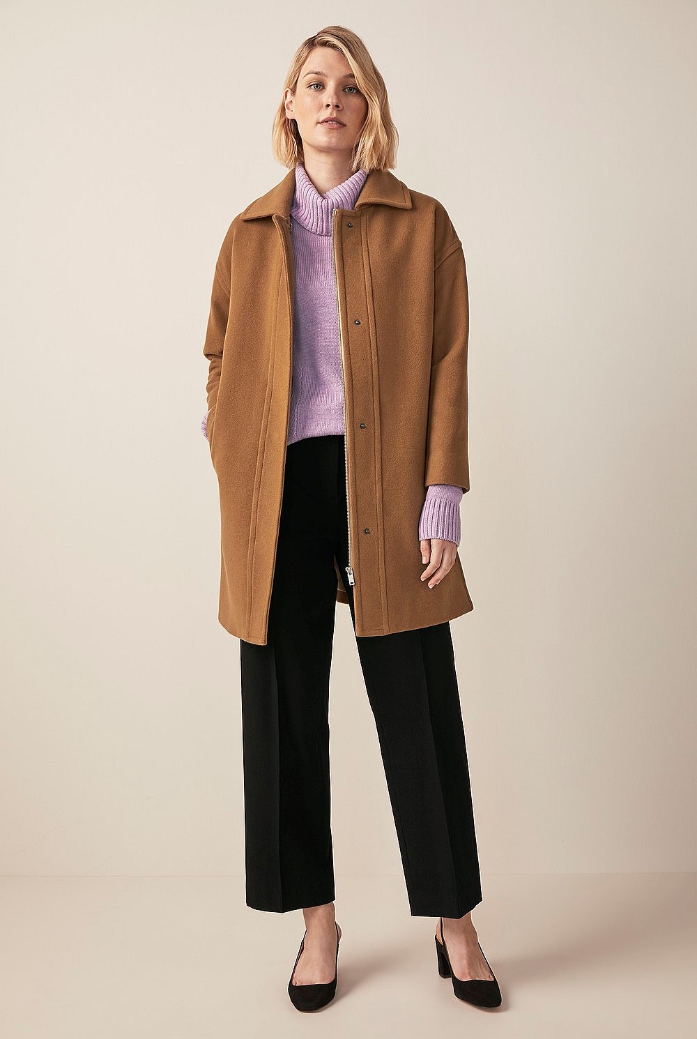 Relaxed Sporty Coat