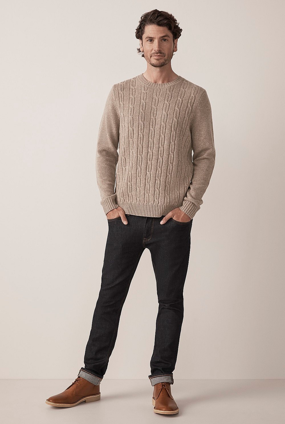 Cable Knit Crew Knit