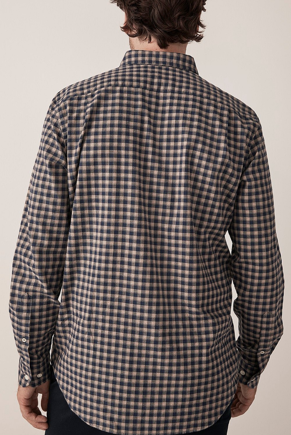 Brushed Cotton Check Shirt