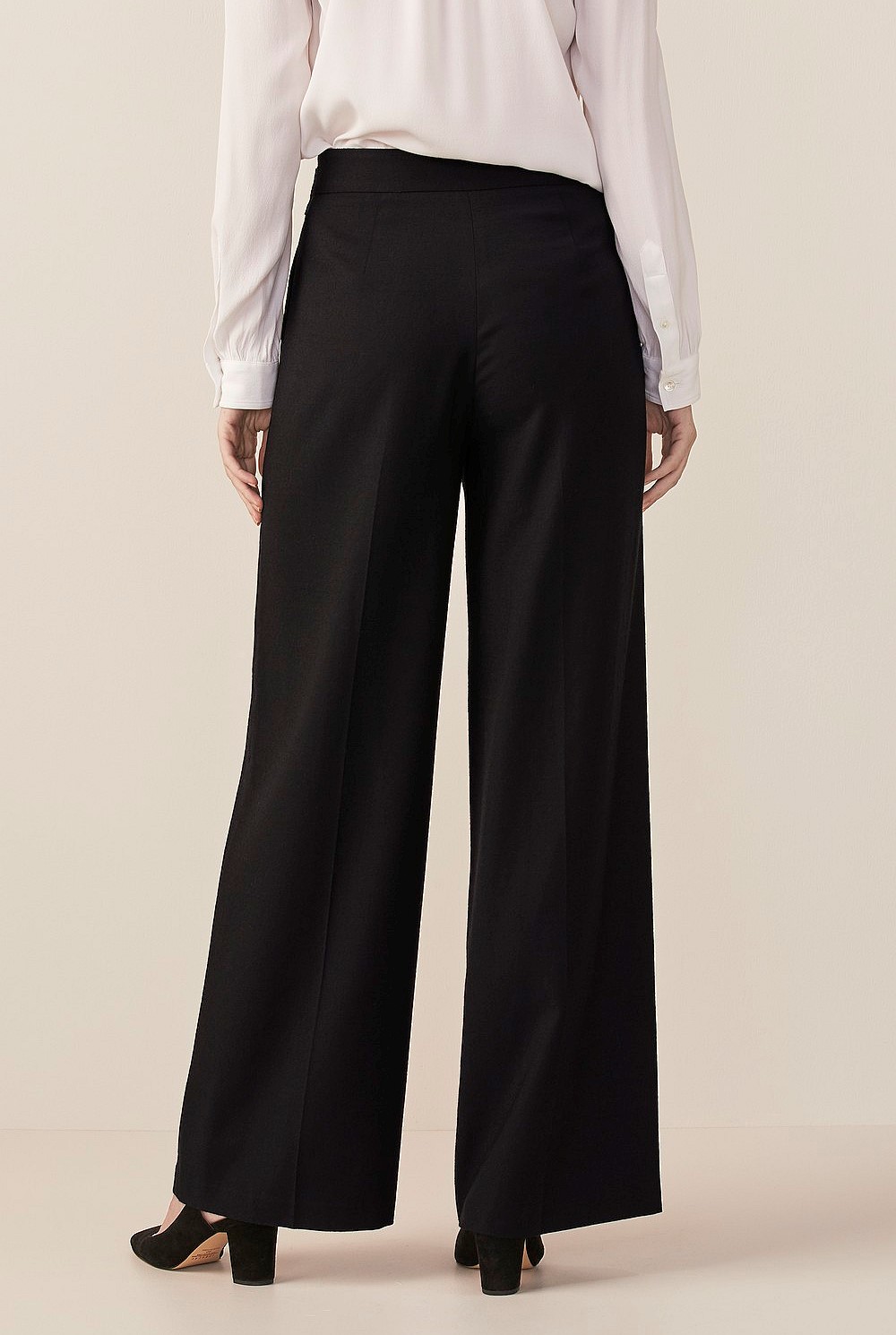 Flannel Wide Leg Pant