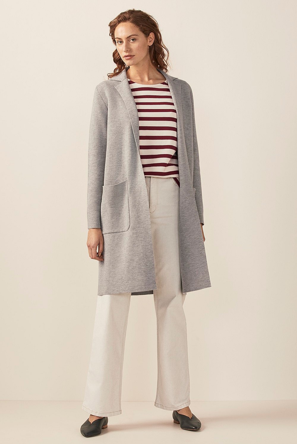 Stripe Zip Detail T-Shirt