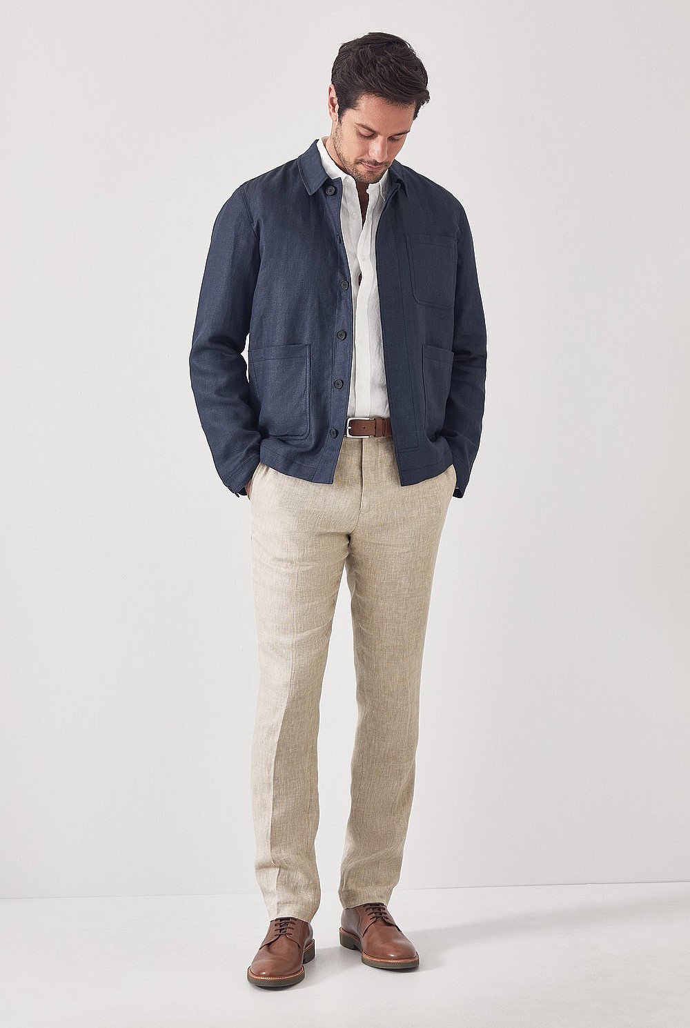 Regular Flax Irish Linen Trouser