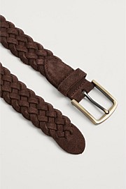 Suede Braided Belt